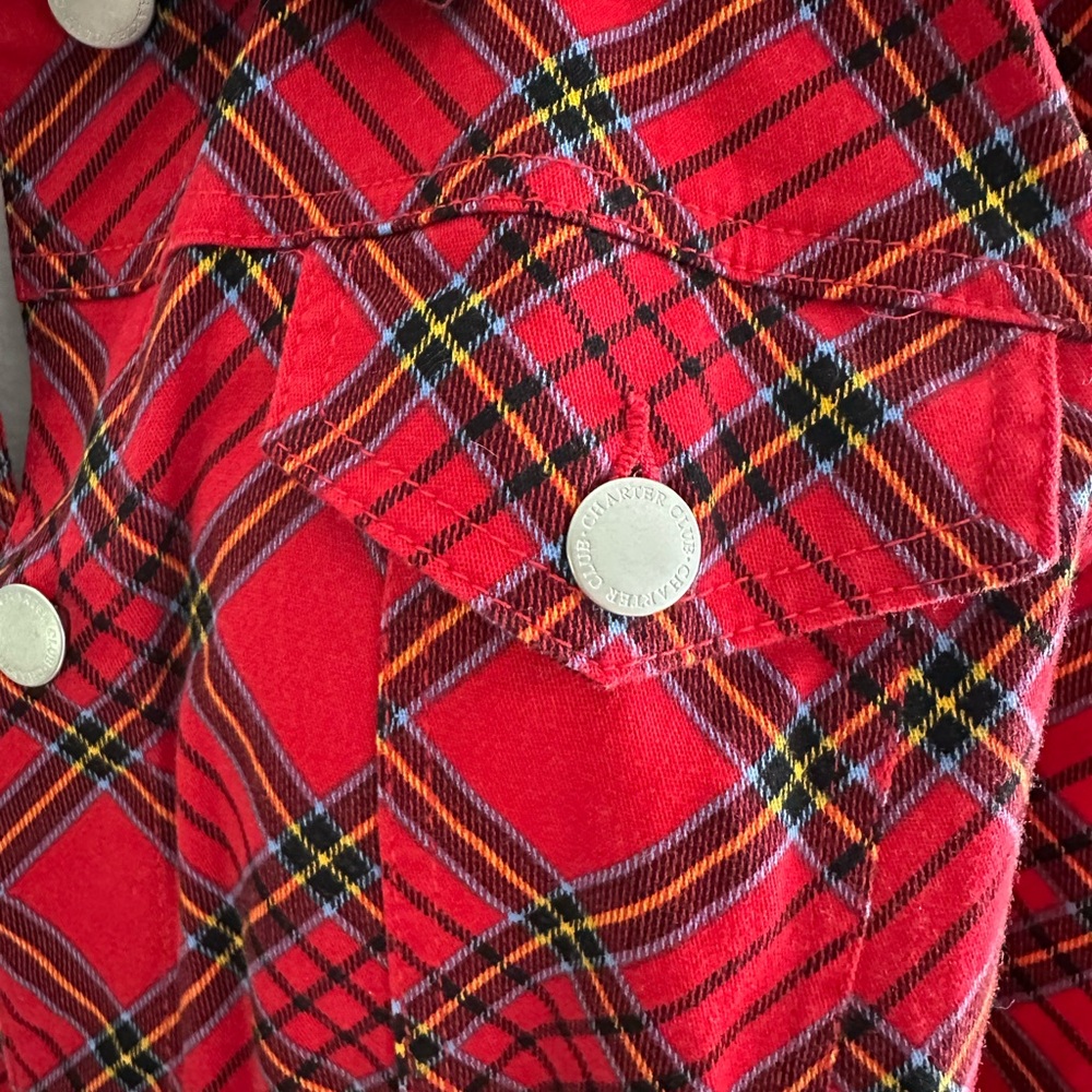 Jacket Red Plaid - image 8